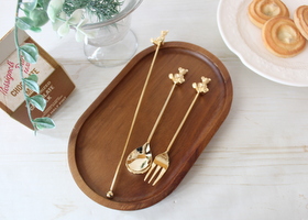 メゾンドマニー メタルカトラリー ベア ゴールド マドラー