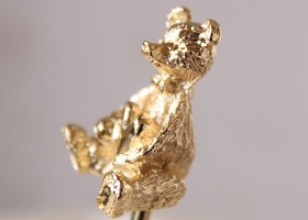 メゾンドマニー メタルカトラリー ベア ゴールド マドラー