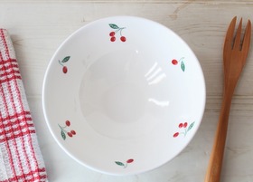 メゾンドマニー チェリー 陶器 ラフレゾン サラダボウル